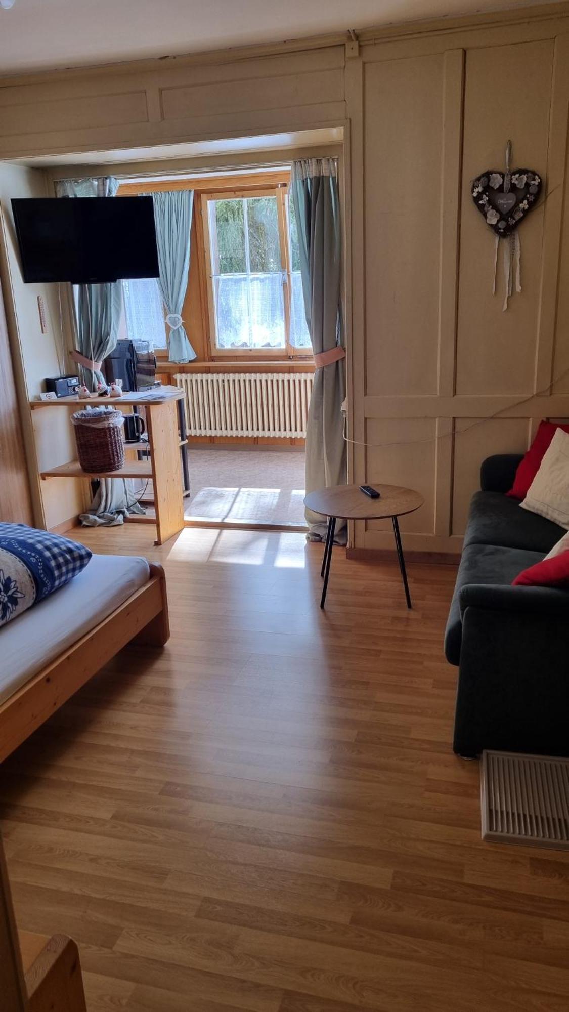 Pension Hof Zur Stilli Apartment Davos Bagian luar foto