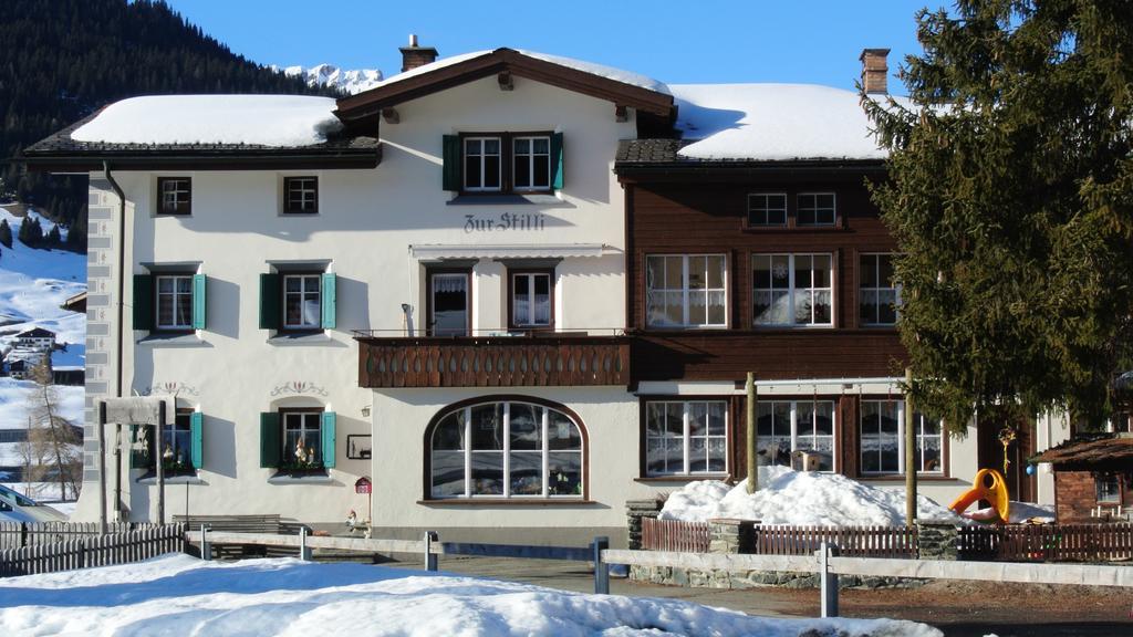 Pension Hof Zur Stilli Apartment Davos Bagian luar foto
